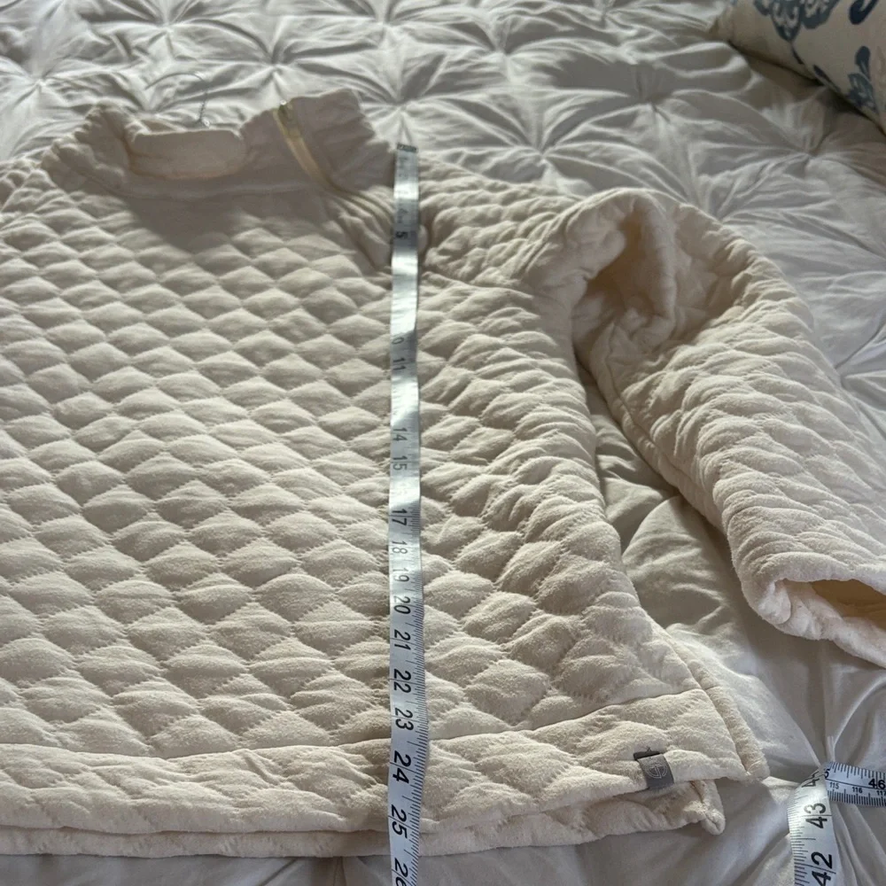 Talbots Cream Quilted Jacket - Picture 7 of 8